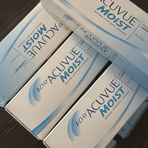 1-Day Acuvue Moist Contact Lenses (D: -8.5; BC 8.5)