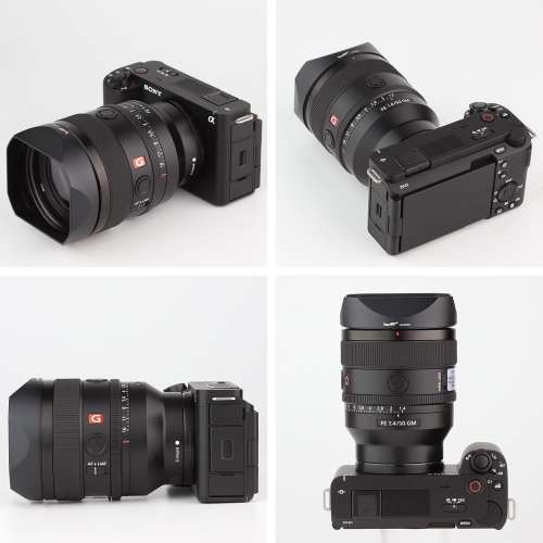 Haoge LH-E35G Square Metal Lens Hood For Sony FE 35mm F1.4 GM, SONY FE 50mm F1.4