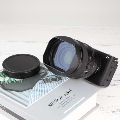 Haoge LH-E35G Square Metal Lens Hood For Sony FE 35mm F1.4 GM, SONY FE 50mm F1.4
