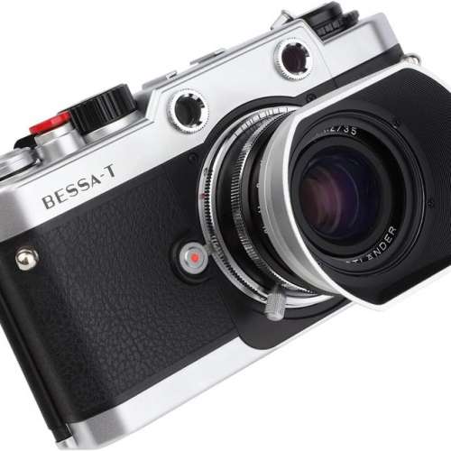 Haoge LH-VM12W Metal Lens Hood For Voigtlander 35mm f/2 ULTRON Aspherical 銀色...