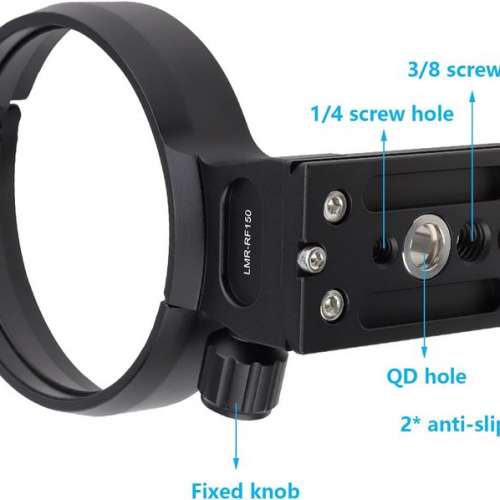 HAOGE Lens Collar Tripod Mount Ring For Canon RF100-500mm F4.5-7.1 L IS USM專...