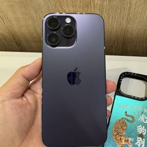 iPhone 14pro max512gb港行雙卡極新，完美冇花，電池健康度82，所有功能正常！