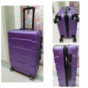 Swiss polo 26吋紫色旅行喼行李箱 25kg purple all direction wheels luggage