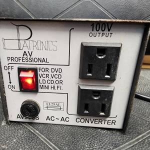 Patronics  AV500s. 100v output  AC220v AV 變壓火牛 旺角道自取