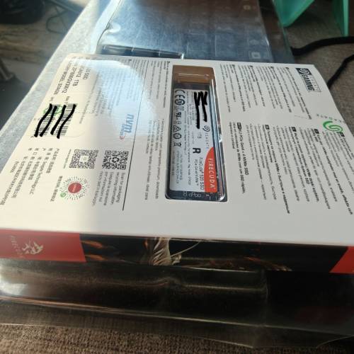 全新未開 Seagate FireCuda 520 1TB M.2 PCIe Gen4 TLC w/DRAM Cache SSD