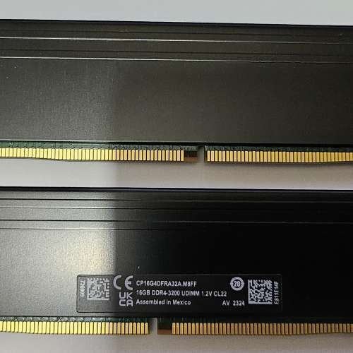 Crucial Pro 32GB (2x16GB) DDR4 3200 Desktop RAM