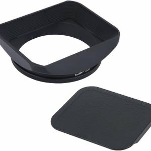 HAOGE LH-B67T 67mm Square Metal Screw-in Mount Lens Hood With Cap (專用方形遮...