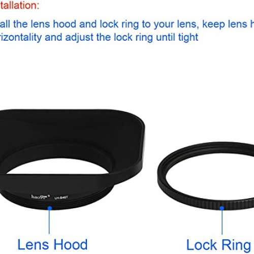 Lens Hood with Cap (方形遮光罩) - 7Artisans 七工匠 50mm f1.05 - &oslash;46mm