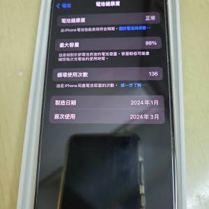 Iphone 15 Pro 白色 128GB