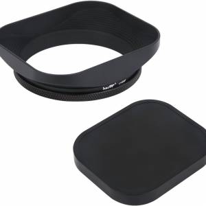 LH-B58T 58mm Square Metal Screw-in Mount Lens Hood With Cap (專用方形遮光罩) ...