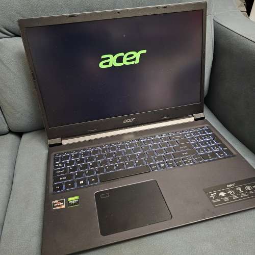 Acer aspire 7 notebook laptop 手提電腦 A715-43G RTX3050
