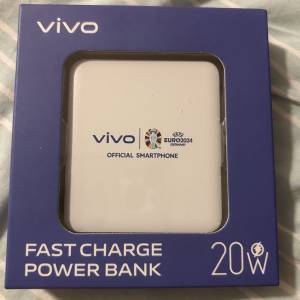 全新vivo 未開封充電後備電快叉連cable 2024 New 20W Power Bank Fast charge 5000...