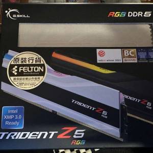 G.Skill Trident Z5 DDR5 32GB Intel XMP 白色