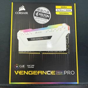 CORSAIR VENGEANCE RGB PRO DDR4 3200C16 WHITE 白色 32GB (2X16GB) NOT 2666 3000...