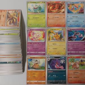 Pokemon Card大熱！已完成2/3圖鑑！不重覆初世代151寶可夢超過100張(有比卡超, 夢夢)