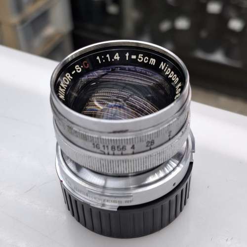 NIPPON KOGAKU NIKKOR-S.C 5CM F1.4 LECA M MOUNT連動