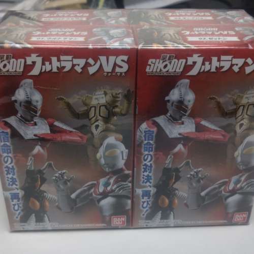 中古玩具 掌動 超人力霸王 四盒