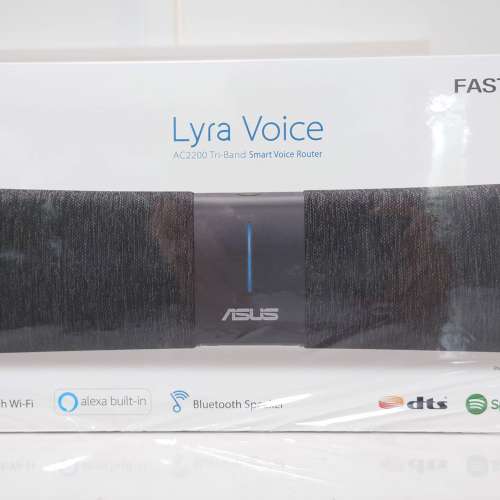 Asus Lyra Voice Ai Mesh Router AC2200 藍芽 Speaker