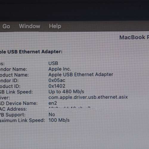Apple USB Ethernet Adapter