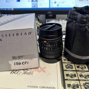 Over 95% New Hasselblad CFi150mm f/4 Lens with case & box $6580. Only