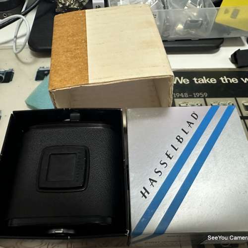 Over 95% New Hasselblad A12 Film Back Black with box 2980. Only