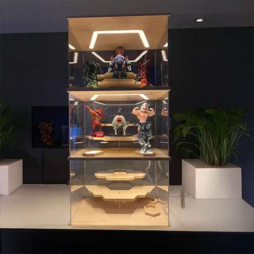 LED 展示架 盲盒 展示盒 模型盒 Display Box NA3135