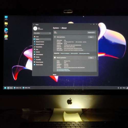 27寸 Window11 一體機 ( i7 16GB+1TB)