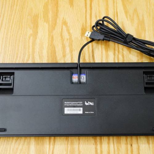 IKBC C87 有線機械鍵盤 (CHERRY 靜音紅軸 側刻) 黑色