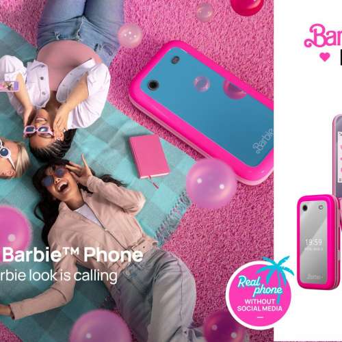 HMD TA-1681 Barbie 芭比 特別版  NOKIA  2660 摺機  香港行貨   (適合做 生日 聖誕...
