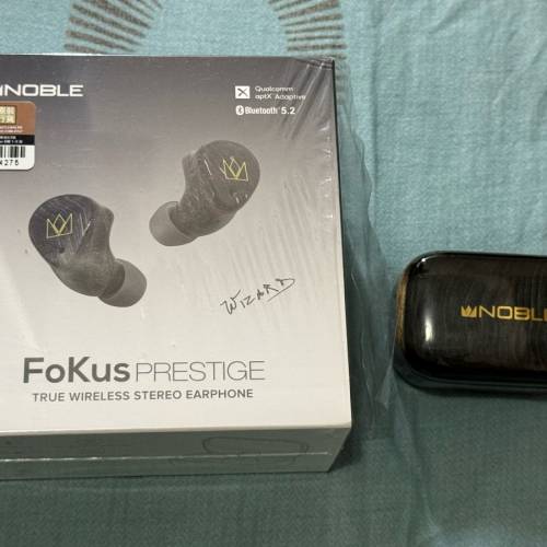 Noble Audio Fokus Prestige 無線藍牙耳機 (Charcoal Gray灰色)