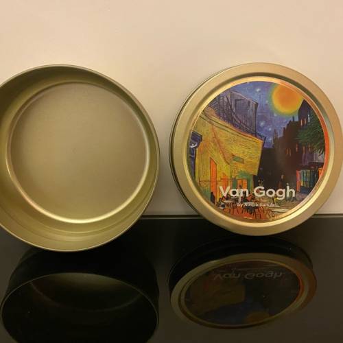 Van Gogh by Auspicious Art 圓形鐵盒
