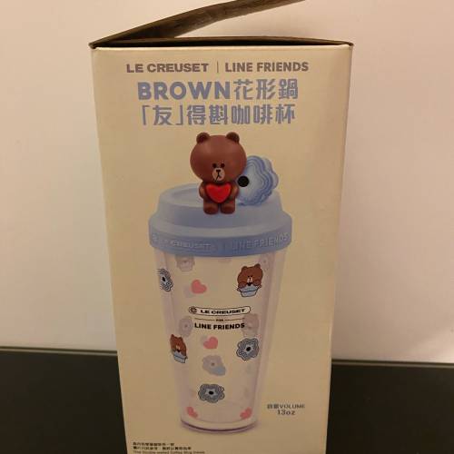 7-11 Line Friends Brown花形鍋咖啡杯