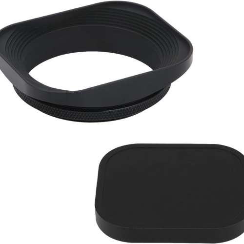 Haoge LH-B55T Lens Hood - Canon FD 28mm F/2 S.S.C. (1975) 方形遮光罩