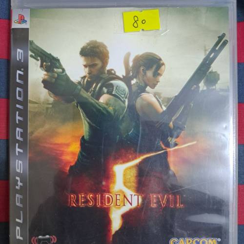 PS3 Resident Evil 5 遊戲光碟