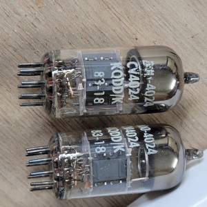 Mullard RT GE Valvo JJ ECC81 12AT7 6201 CV4024