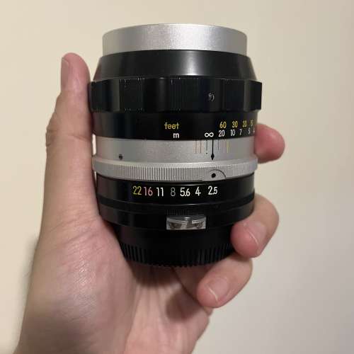 Nikkor-P 105mm 2.5 + Nikkor-Q 200mm F4  (non-ai)