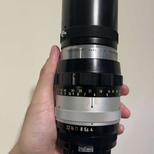 Nikkor-P 105mm 2.5 + Nikkor-Q 200mm F4  (non-ai)