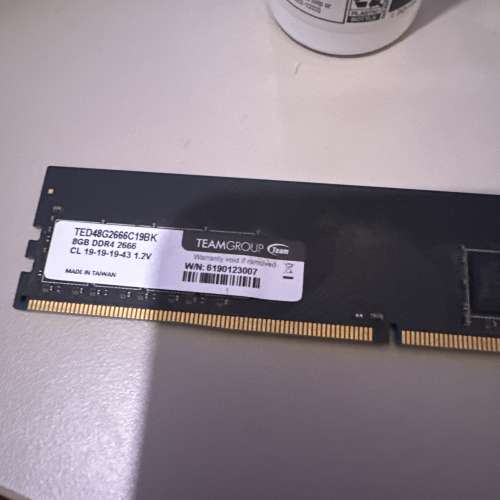 兩條 TEAM GROUP DDR4 2666 8GB x2
