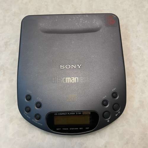 sony d-321 discman walkman cd player 全正常，八成新