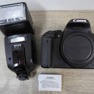 Canon 650D body + Metz 58 AF-1