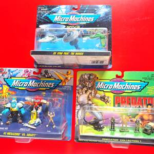 90s 迷你先鋒 Micro Machines 電影精品 Predator 鐵血戰士 Power Rangers 恐龍戰隊...