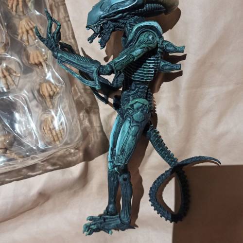 NECA正版異形.超可動刃牙、範馬勇次郎大戰異形、手辦模型玩具、