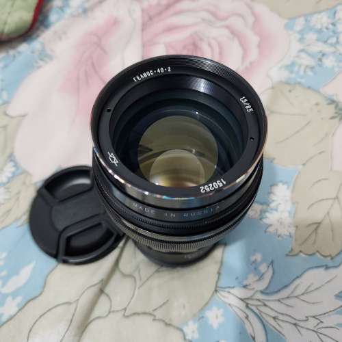 Helios 40-2 85mm f1.5 連EOS R轉M43轉接器