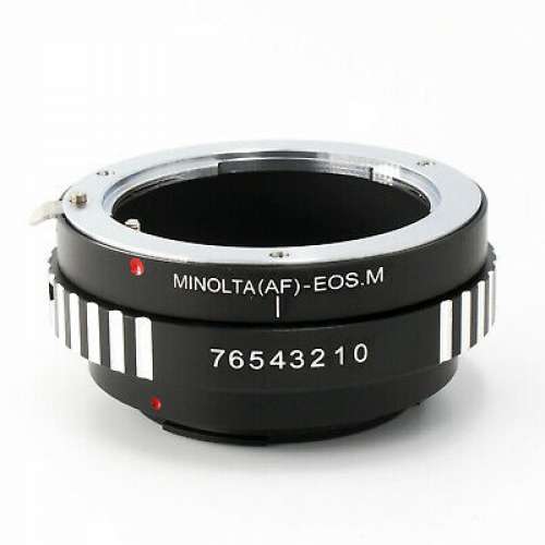 SONY AF / Minolta AF Lens To Canon EOSM Mount Adaptor (金屬接環)