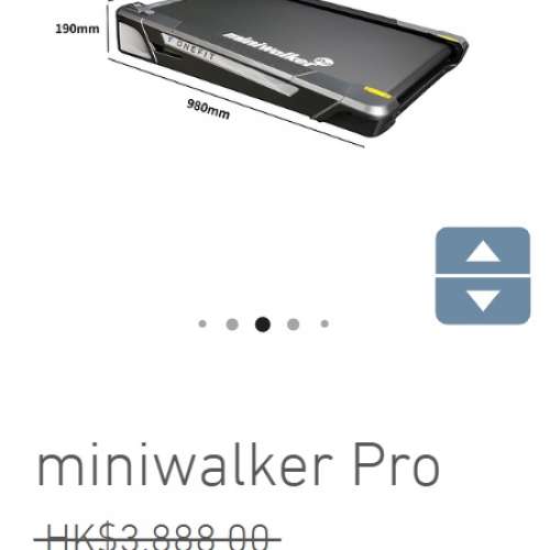 全新 最新版本 ONEFIT treadmill miniwalker Pro  S 系列 智能迷你行山走步機跑步...