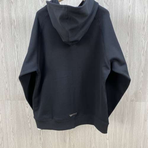 秋冬新款薄絨落肩款刺繡字母logo連帽衛衣