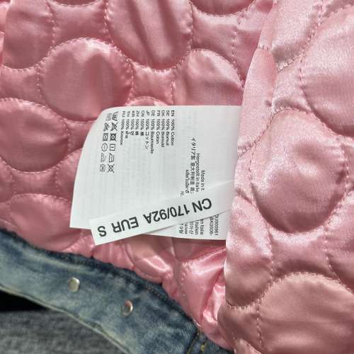 AC毛絨翻領夾棉加厚牛仔