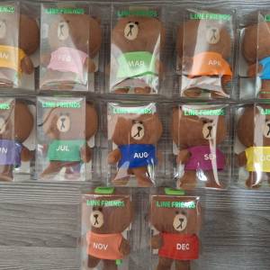 LineFriends 熊大生日月份公仔