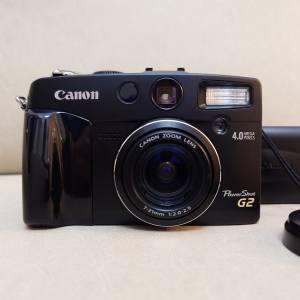 Canon PowerShot G2 Black新淨1/1.8"大CCD相機 黑魂CCD camera 等效34-102mm f2.0-2...