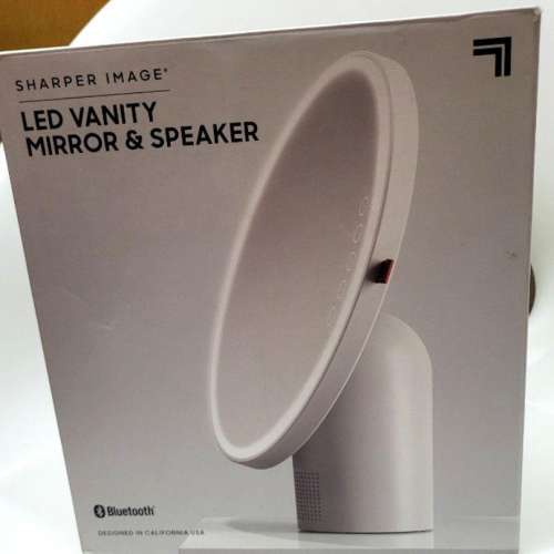 Sharper Image Bluetooth LED Vanity Makeup Mirror & Speaker 化妝鏡 藍牙喇叭